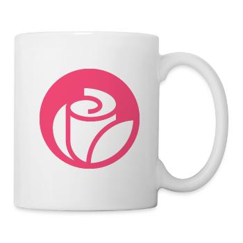 Rose - Tasse - Weiß - Rechts