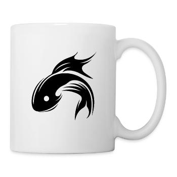 Fish Portrait Tattoo - Mug - white - Right