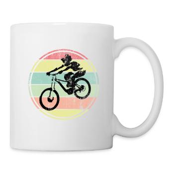 Descente VTT - Mug blanc - blanc - Droite