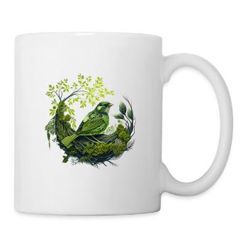 Magnifique design avec un super oiseau - Mug blanc - blanc - Droite