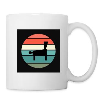 Pinball Machine Retro Design Pinball Game Design - Mug blanc - blanc - Droite