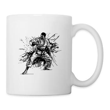 Tattoo Karate Style Sparring Partner Fighting Technique - Mug - white - Right
