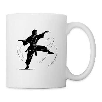 Karate Fighter Martial Arts Competition - Mug - white - Right