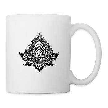 Yoga symbol beautiful Thailand memory - Mug - white - Right