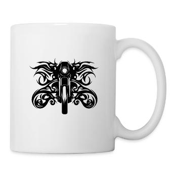 Tattoo Wild Flames Style Motor Racing - Mug - white - Right