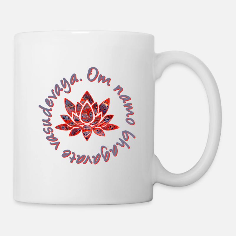om namo bhagavate e 261 - Tasse - Weiß