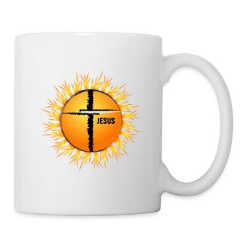 Jesus Christus "Glaube Gott" Christ Erlöser Psalm - Tasse - Weiß - Rechts