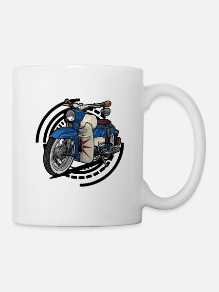 Sperber // Illustration - Tasse - Weiß