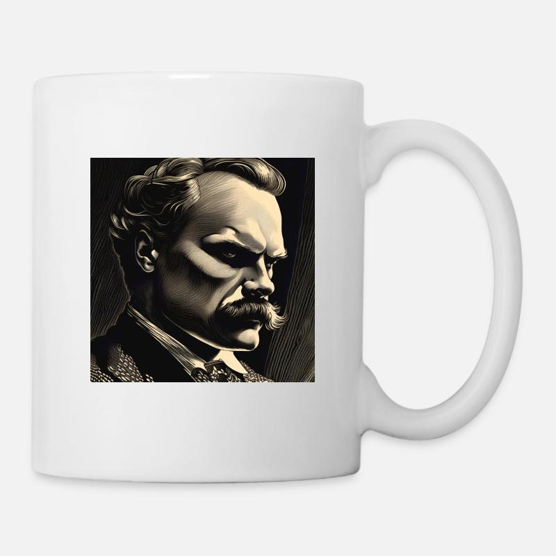 Philosopher Nietzsche - Mug - white