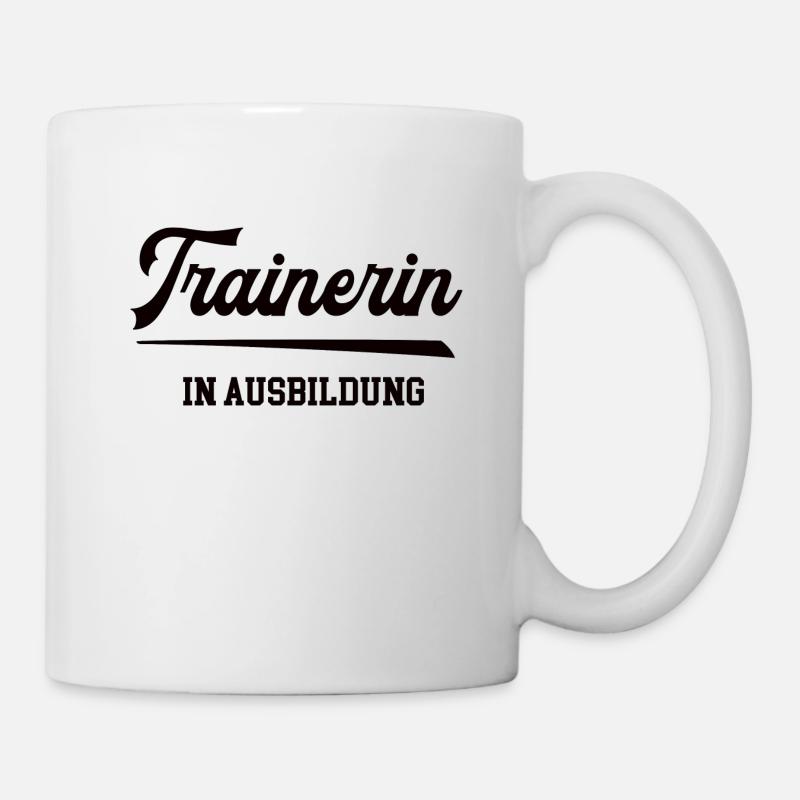 Trainerin Ausbildung Trainerschein Lizenz Training - Tasse - Weiß