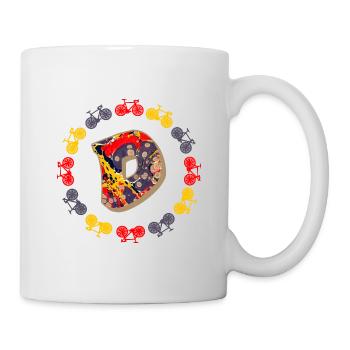 Bicyclette E 202 D - Mug blanc - blanc - Droite