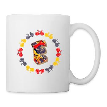 Bicyclette E 202 E - Mug blanc - blanc - Droite