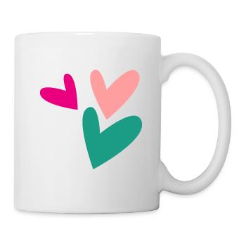 PAAR. GERADE VERHEIRATET. Junggesellinnenabschied. HEILIGER VALENTINSTAG. MARIES - Tasse - Weiß - Rechts