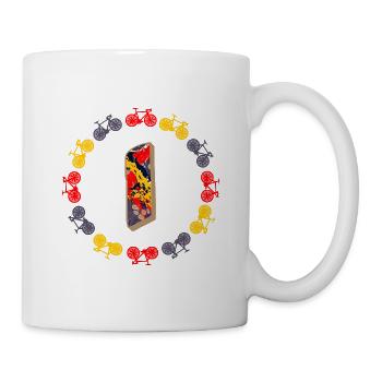 Bicyclette E 202 I - Mug blanc - blanc - Droite
