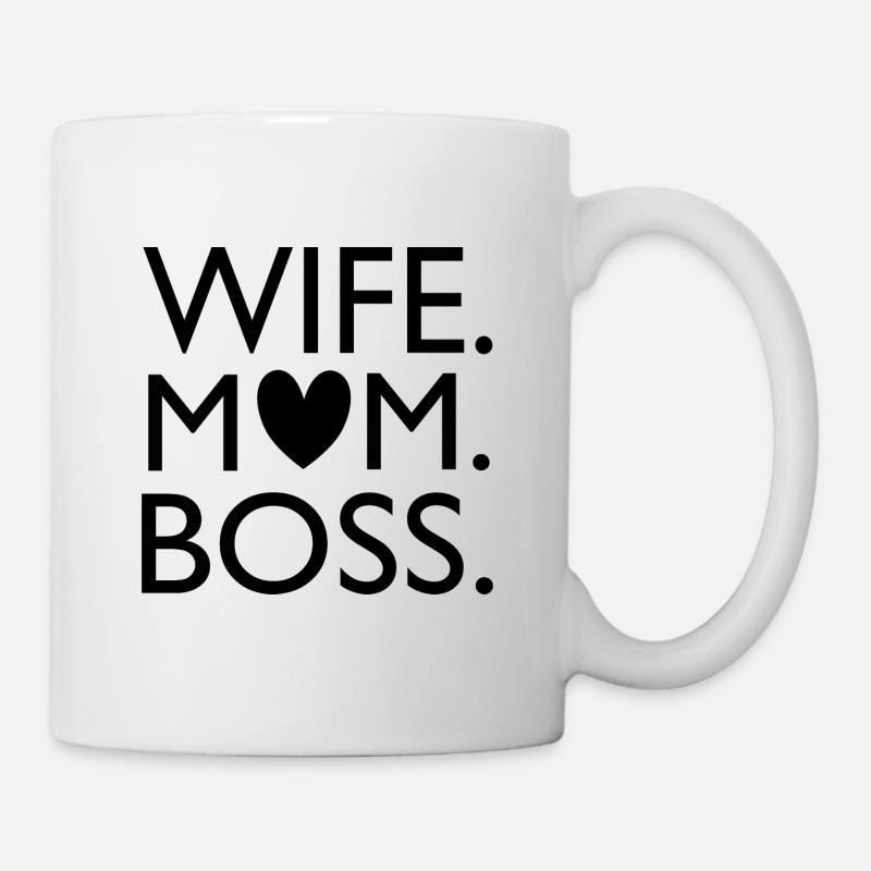 FEMME MAMAN - Mug blanc - blanc