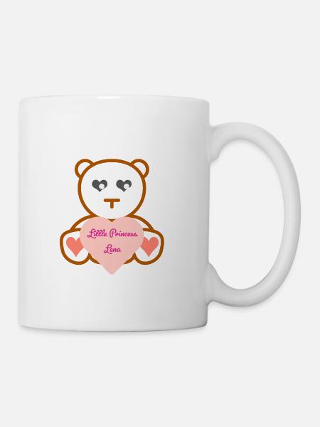 Kleine Prinzessin Lena - Tasse - Weiß