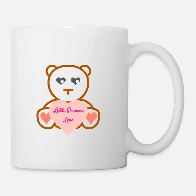 Kleine Prinzessin Lena - Tasse - Weiß
