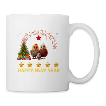 MERRY CHRISTMAS - HAPPY NEW YEAR - Mug blanc - blanc - Droite