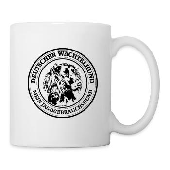 Deutscher Wachtelhund Jagdgebrauchshund Wilsigns - Tasse - Weiß - Rechts
