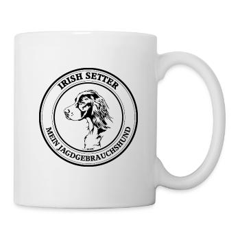 Irish Setter Jagdgebrauchshund Jagdhund Wilsigns - Tasse - Weiß - Rechts