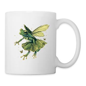 Ballett Frosch Märchen Amphibie Fantasie Tier - Tasse - Weiß - Rechts
