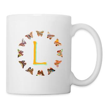 Papillons E 56 L - Mug blanc - blanc - Droite