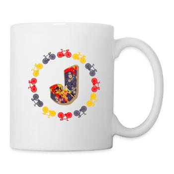 Bicyclette E 202 J - Mug blanc - blanc - Droite