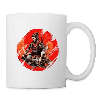 Samurai Japan Kultur - Tasse - Weiß - Rechts