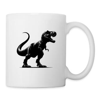 Dinosaure T-Rex massif - Tyrannosaurus Dino - Mug blanc - blanc - Droite