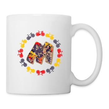 Vélo E 202 m - Mug blanc - blanc - Droite