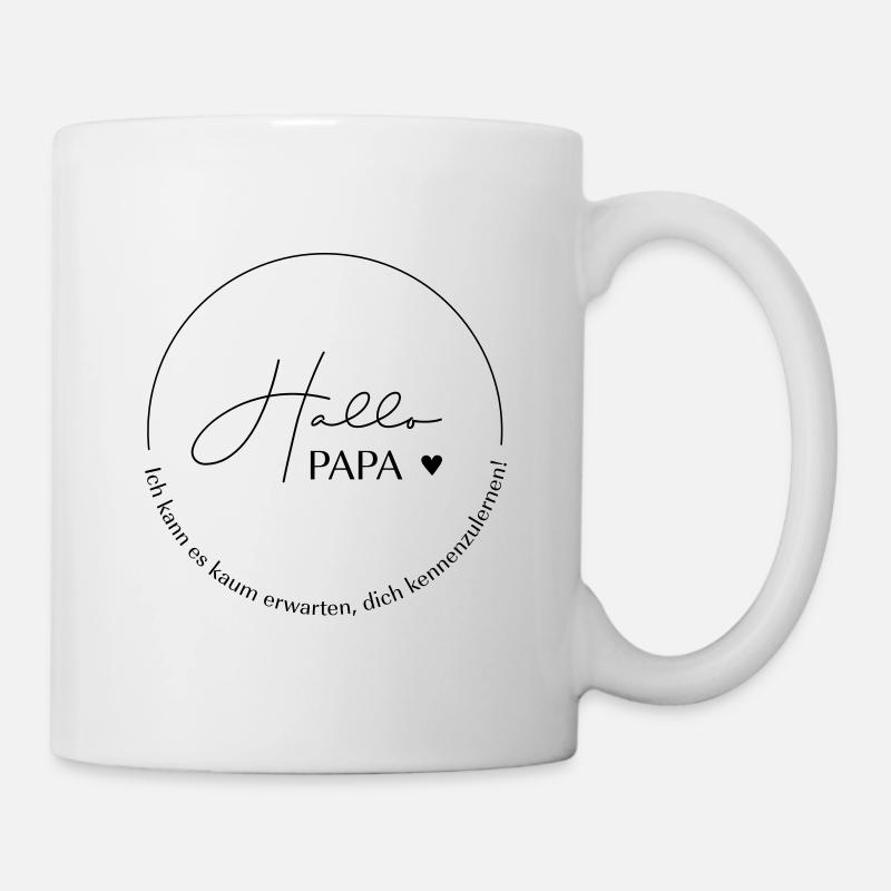 Bonjour papa - Mug blanc - blanc