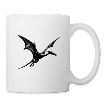 Ptérosaure Dino Ptéranodon Dinosaure volant - Mug blanc - blanc - Droite