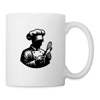 Baker Silhouette Portrait - Mug - white - Right