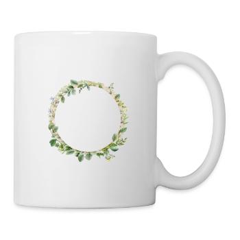Eucalyptus Wreath, Personalizable - Mug - white - Right