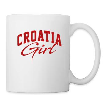 Croatia Girl Hrvatska Girl kroatien Girl - Tasse - Weiß - Rechts
