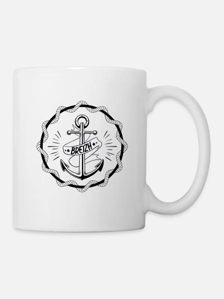 ANCRE BREIZH - Mug blanc - blanc