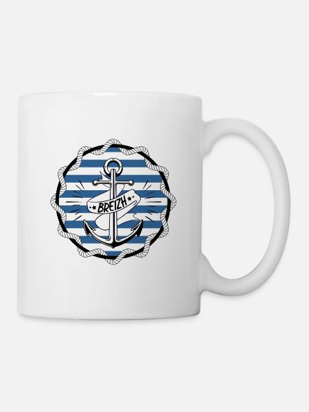 ANCRE BREIZH - Mug blanc - blanc