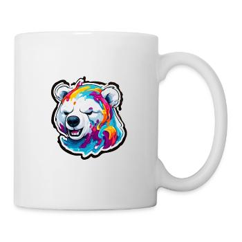 Polar Bear / Animal / Norpol / Winter / Childlike / Cute - Mug - white - Right