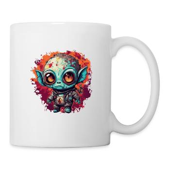 Poupée d’horreur / Halloween / Effrayant / Sombre - Mug blanc - blanc - Droite