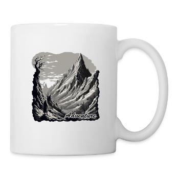 Aventure / Montagne / Pics / Randonnée / Tyrol - Mug blanc - blanc - Droite