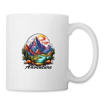 Adventure / Mountains / Peaks / Hiking / Tyrol - Mug - white - Right