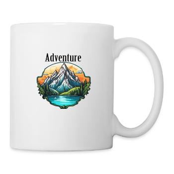 Adventure / Mountains / Peaks / Hiking - Mug - white - Right
