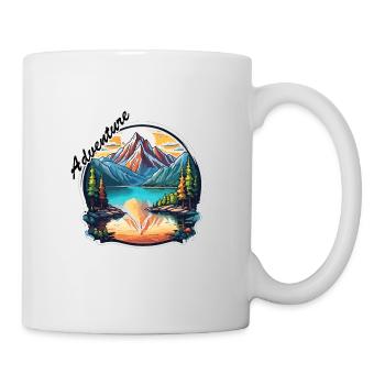 Aventure / Montagne / Pics / Randonnée / Tyrol - Mug blanc - blanc - Droite