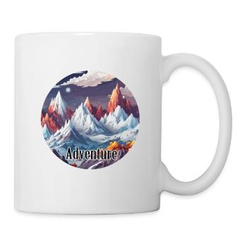 Aventure / Montagne / Pics / Randonnée / Tyrol - Mug blanc - blanc - Droite