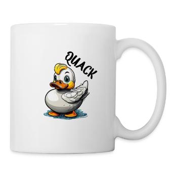 Gummiente / Badeente / Wasser / Badewanne - Tasse - Weiß - Rechts