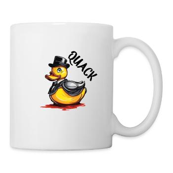 Gummiente / Badeente / Wasser / Badewanne - Tasse - Weiß - Rechts