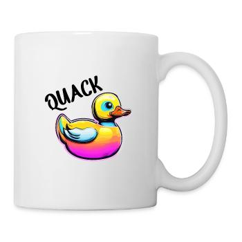 Gummiente / Badeente / Wasser / Badewanne - Tasse - Weiß - Rechts