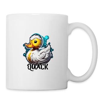 Gummiente / Badeente / Wasser / Badewanne - Tasse - Weiß - Rechts