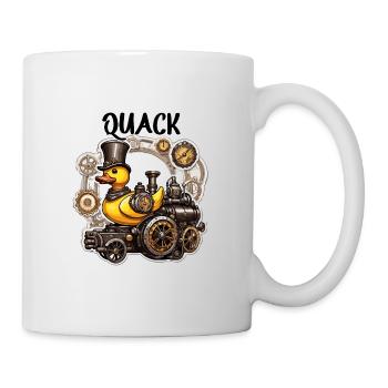 Gummiente / Badeente / Wasser / Badewanne - Tasse - Weiß - Rechts