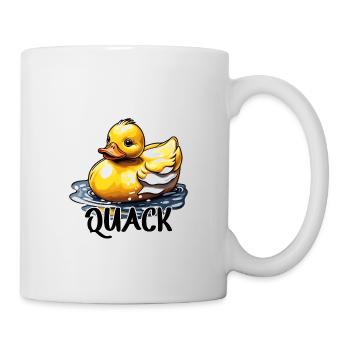 Gummiente / Badeente / Wasser / Badewanne - Tasse - Weiß - Rechts